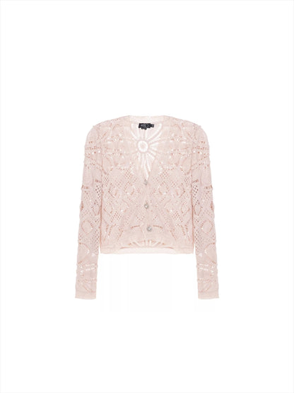 FLOWER CROCHET JACKET