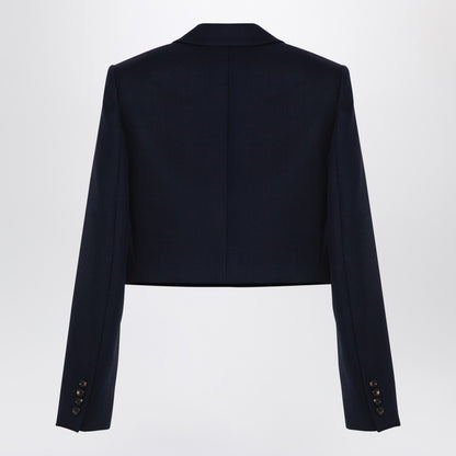 Blue Wool Short Spencer Jacket