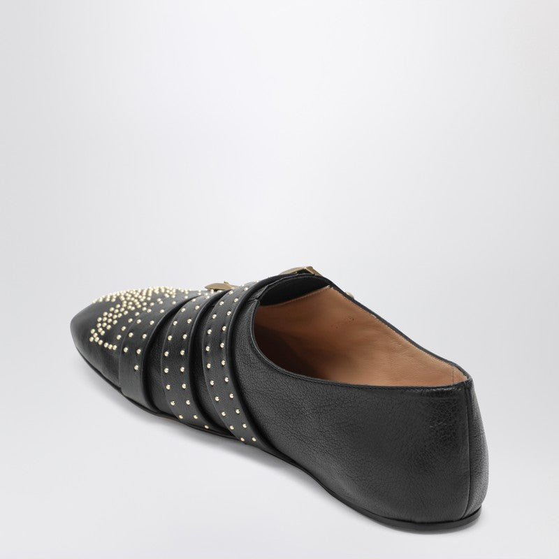 Black Susanna Flat Shoe