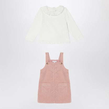 Ribbed Knit And Dress Ensemble