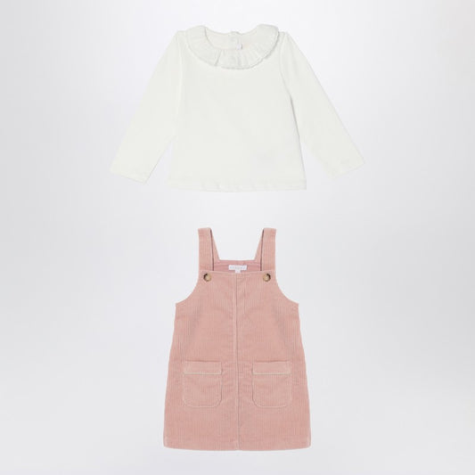 Ribbed Knit And Dress Ensemble