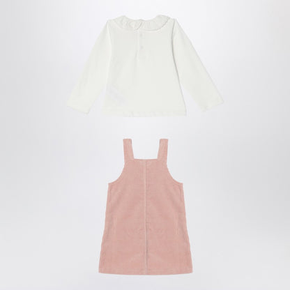 Ribbed Knit And Dress Ensemble