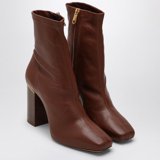 Cognac-coloured Ambre Ankle Boot