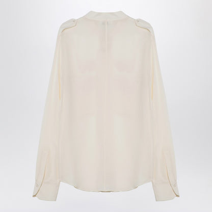 Ivory Silk Blouse