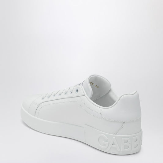 White Portofino sneakers in leather