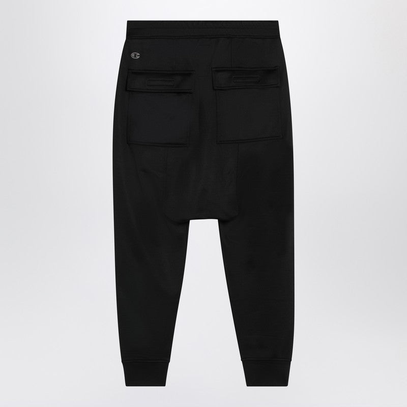 Black Prisoner Drawstring joggers