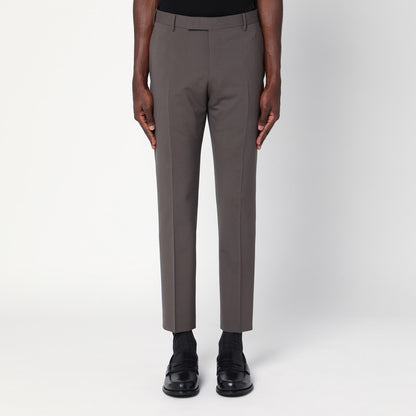 Taupe Colour Wool Trousers