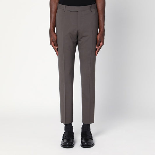 Taupe Colour Wool Trousers