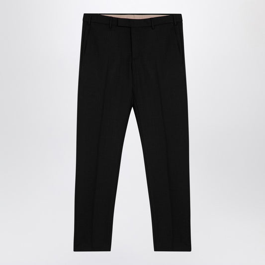 Black Wool Trousers