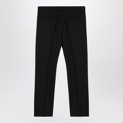 Black Wool Trousers
