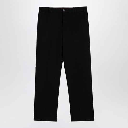Michael Anthracite Grey Cotton Trousers
