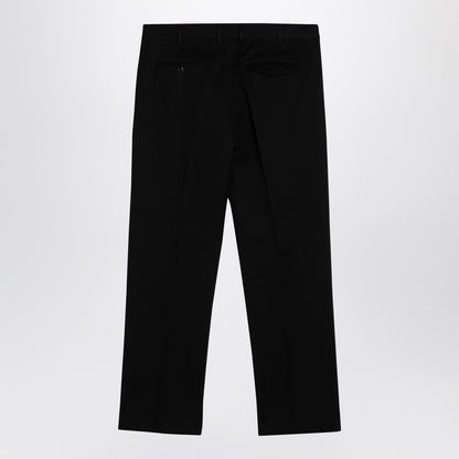 Michael Anthracite Grey Cotton Trousers