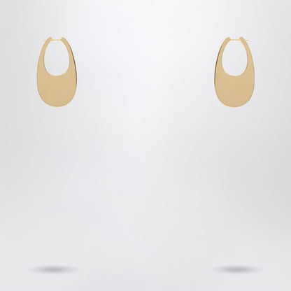 Large Golden Swipe Earrings