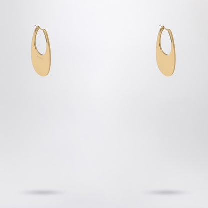 Large Golden Swipe Earrings