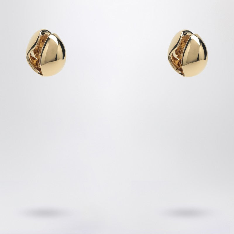Gold C Logo Earrings
