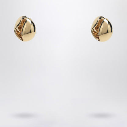 Gold C Logo Earrings
