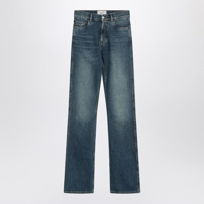 Organic Washed Blue Denim Jeans