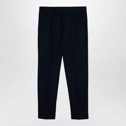 Rebel Navy Virgin Wool Trousers
