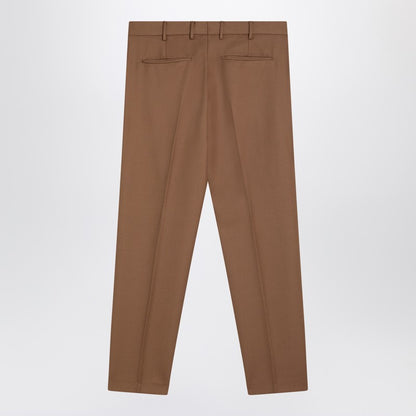 Desert-coloured Virgin Wool Trousers