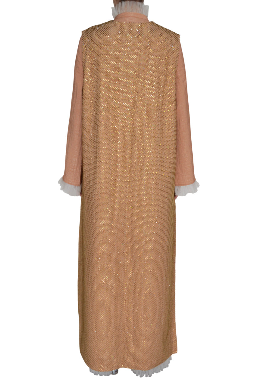 CAMEL AND CREME CAFTAN