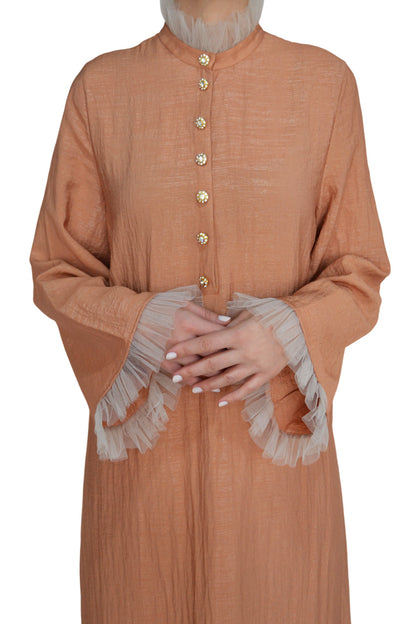 CAMEL AND CREME CAFTAN