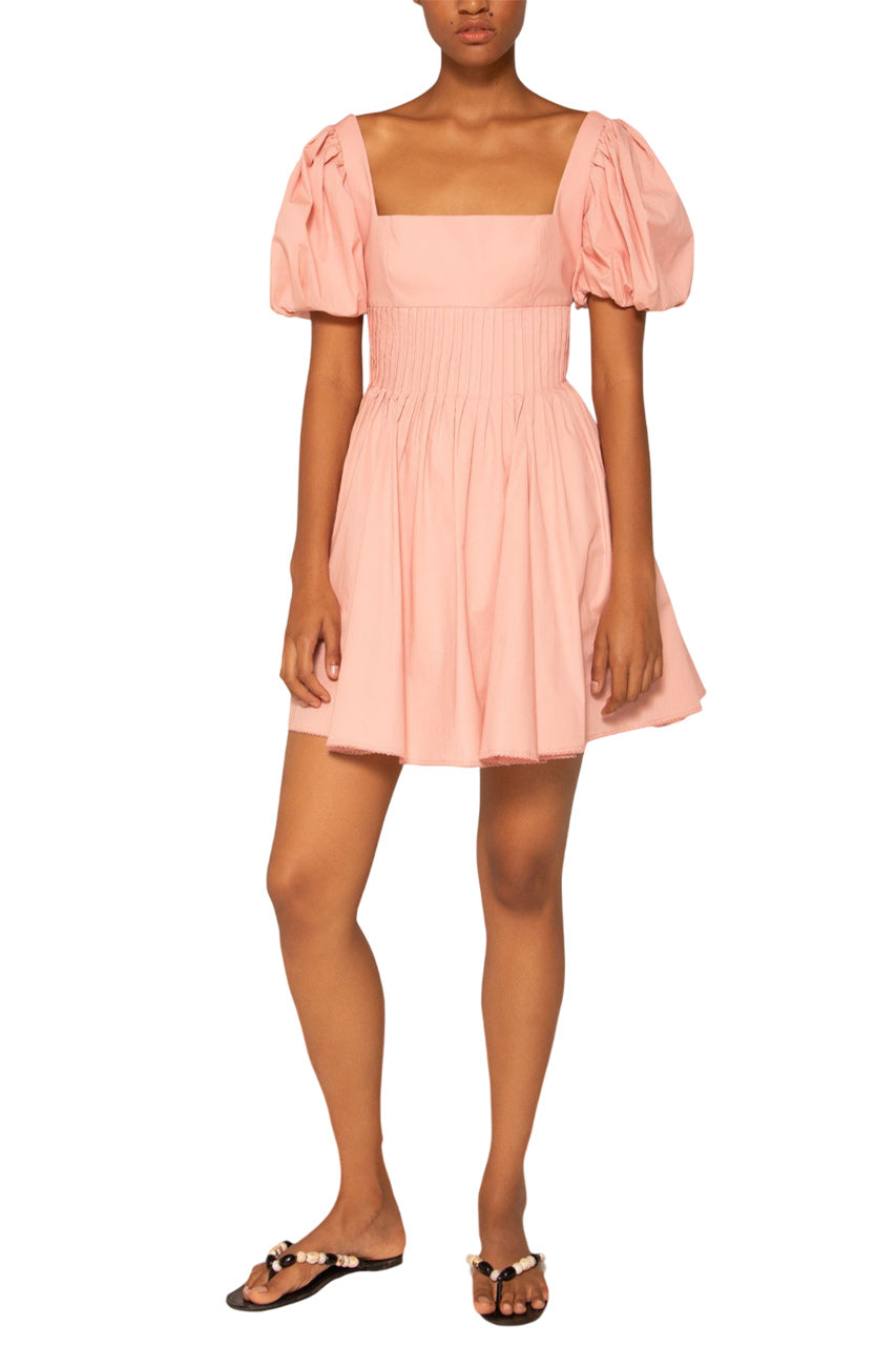 CARAMELO GARZA PINK MINI DRESS