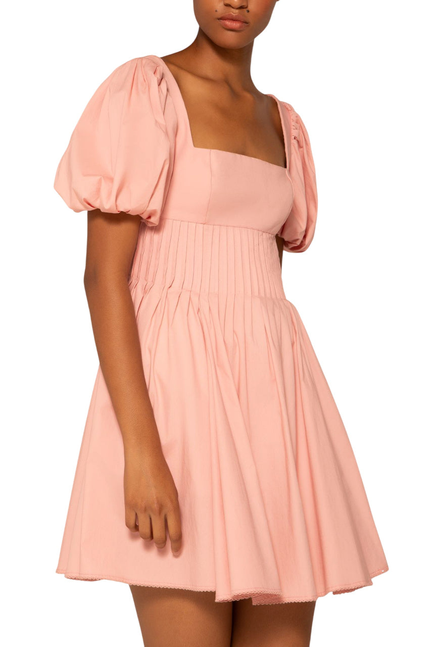 CARAMELO GARZA PINK MINI DRESS