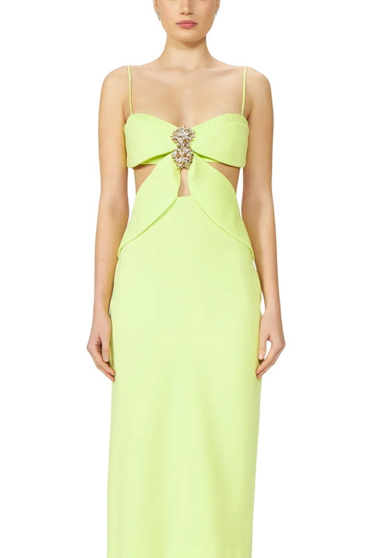 CARICE CUTOUT CREPE GOWN