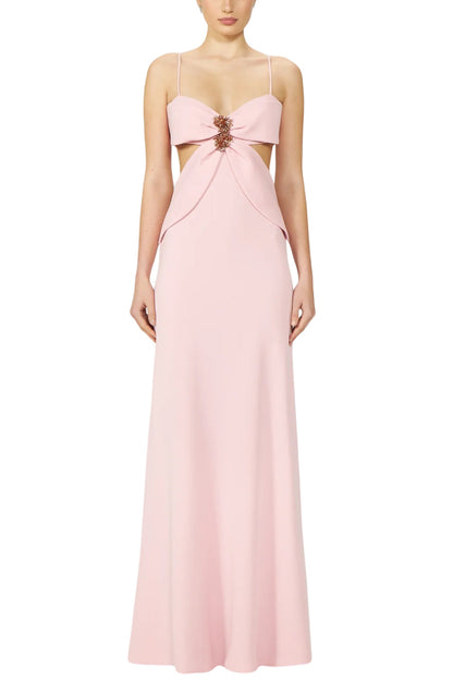 CARICE CUTOUT CREPE GOWN