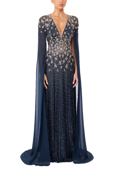 CELESTE BLACKTHORNE BLUE GOWN