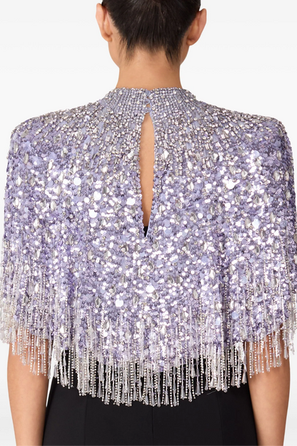 CHANTELLE FRINGED CAPELET