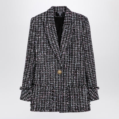 Single-breasted tweed blazer dress