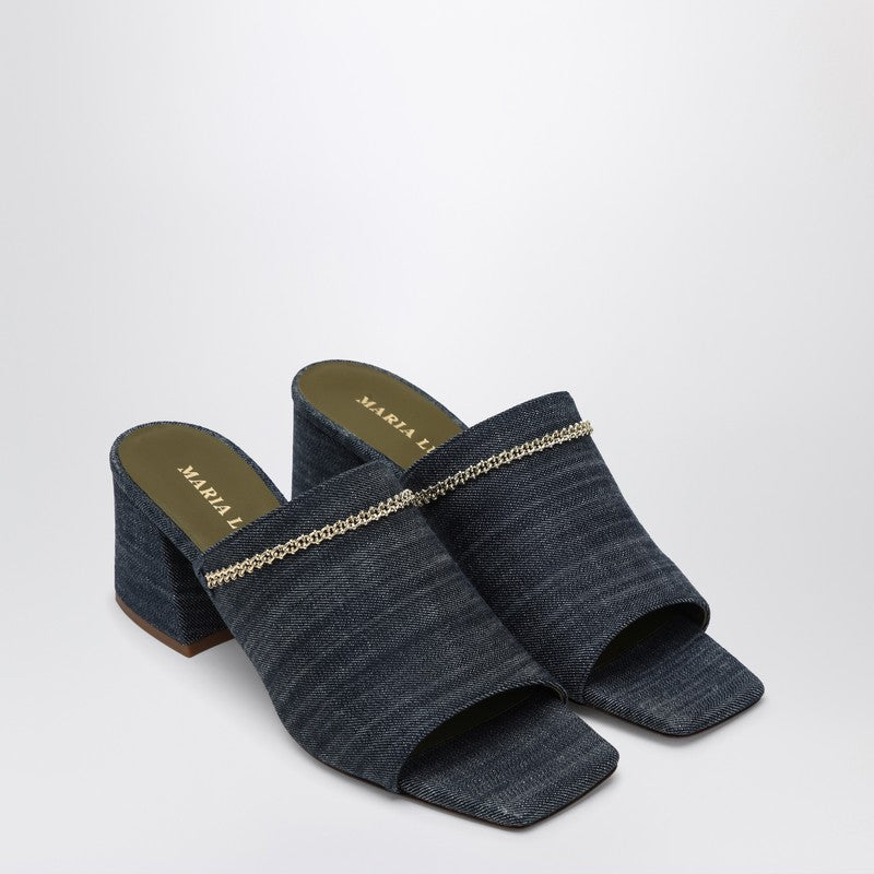 Messalina Blue Denim Sandals