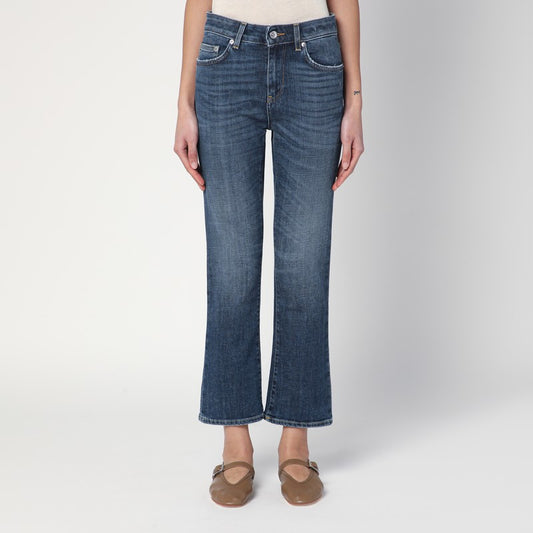 Washed Blue Clar Bootcut Jeans