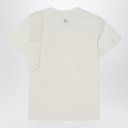 Ivory T-shirt With Bow