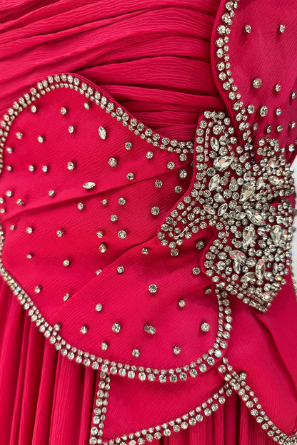 DRAPE PINK DRESS