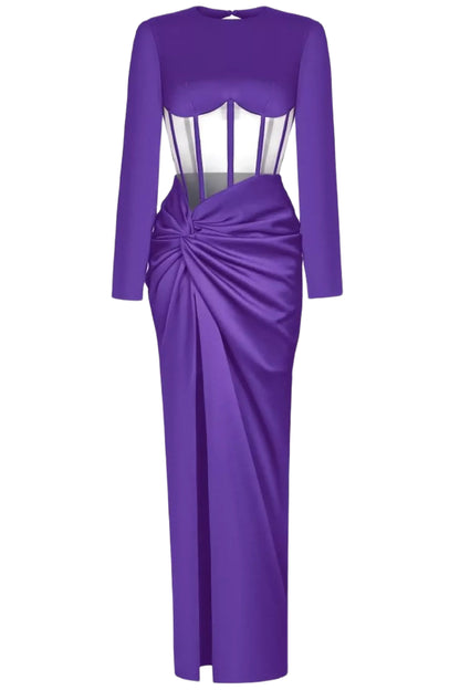 DRAPED CORSET GOWN