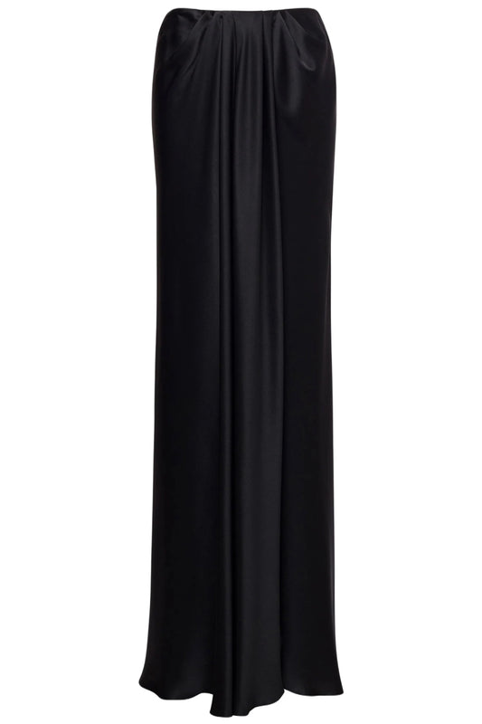DRAPED MAXI SKIRT