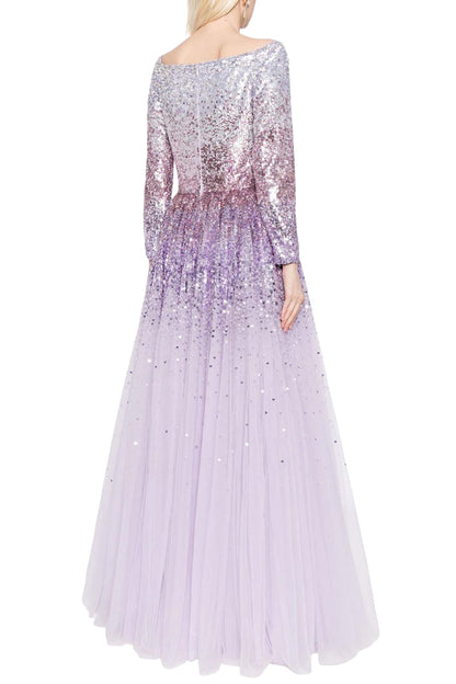 DREAMING SEQUIN-EMBELLISHED GOWN