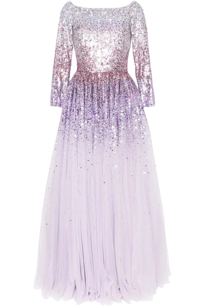 DREAMING SEQUIN-EMBELLISHED GOWN