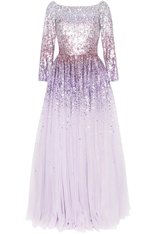 DREAMING SEQUIN-EMBELLISHED GOWN