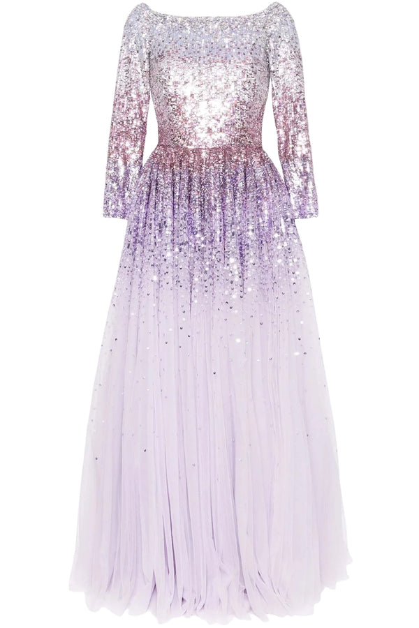 DREAMING SEQUIN-EMBELLISHED GOWN
