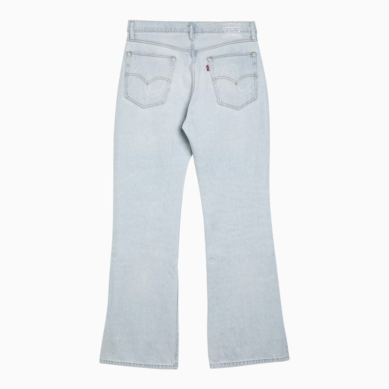 Levi's X ERL light blue flared jeans