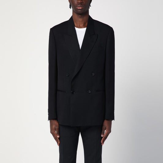 Black Double-breasted Jacket