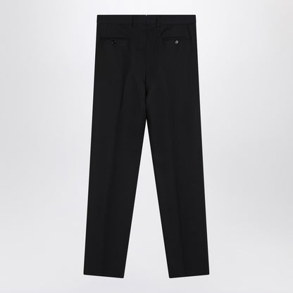 Navy Blue Wool Pants