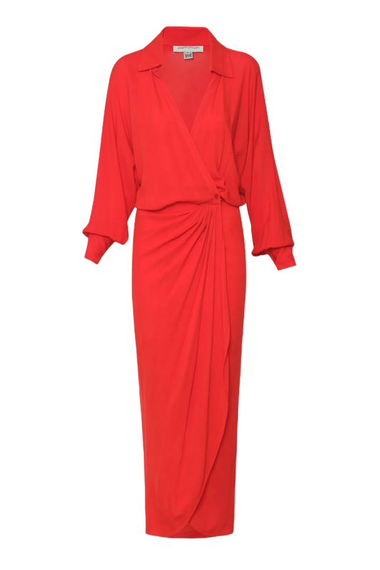 EL OASIS WRAP DRESS