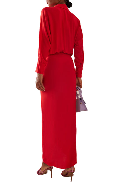 EL OASIS WRAP DRESS