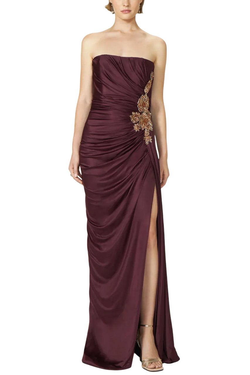 ELETTRA JERSEY CRYSTAL GOWN