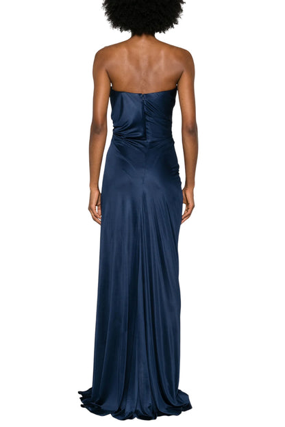 ELETTRA JERSEY CRYSTAL GOWN
