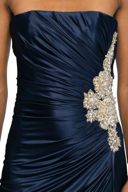 ELETTRA JERSEY CRYSTAL GOWN